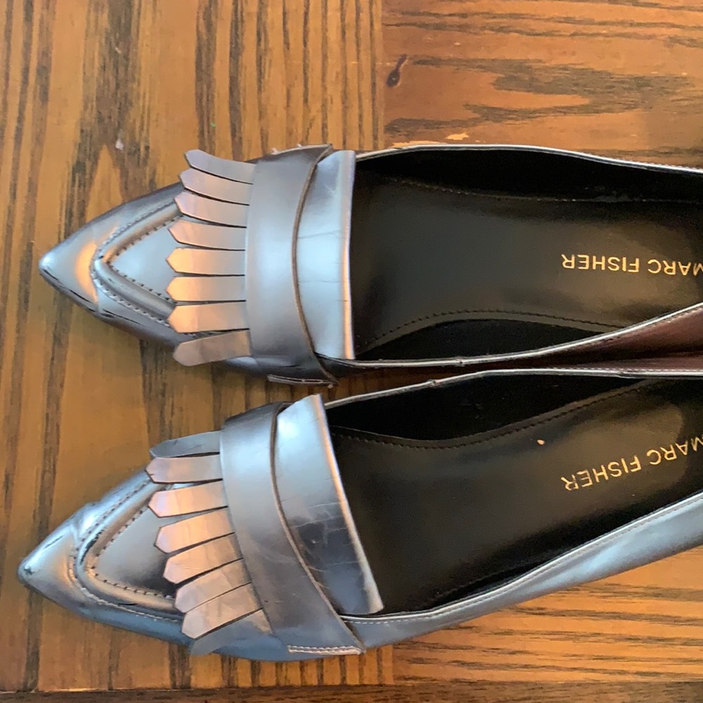 Metallic flats, Marc Fisher
